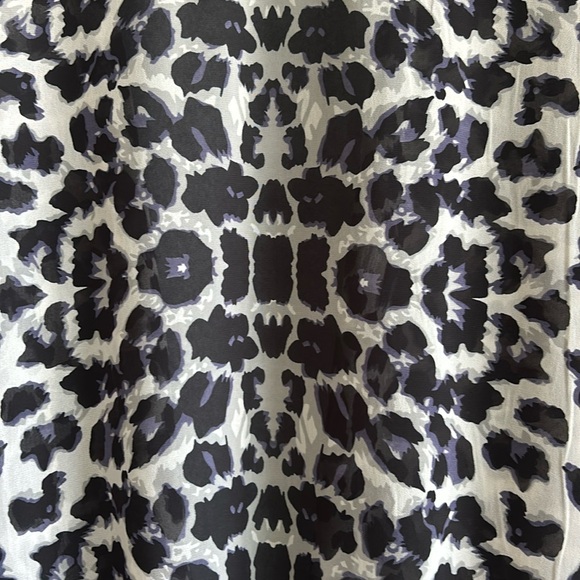 Steve Madden | Duster Kimono Beach Coverup Boho Sheer (OS) Animal Print - Picture 7 of 8